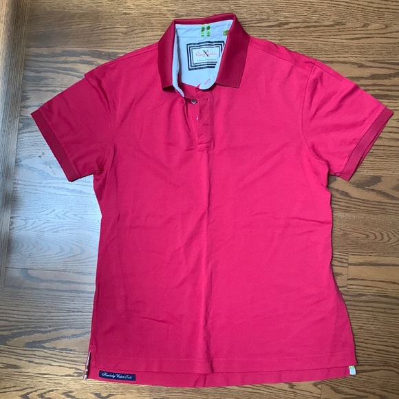 Robert Graham Pink Polo Shirt XL - Picture 2 of 9